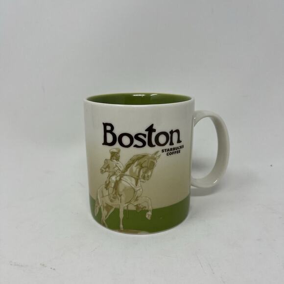 Starbucks Coffee Collector Series Boston Global Icon 16 Oz Mug Cup 2011 - Picture 1 of 6